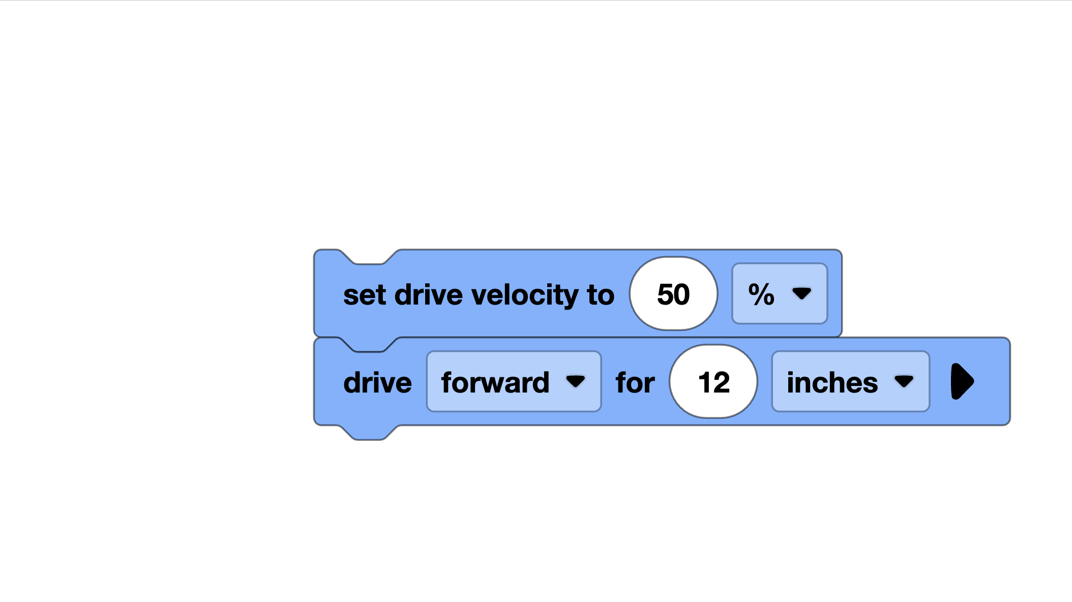 Fixing motor direction in VEXcode Blocks